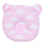Подушки для малыша Amarobaby анатомическая облака розовый