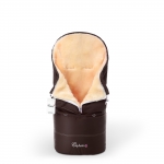 Конверт в коляску Esspero Transformer (натуральная 100% шерсть) — Chocolat