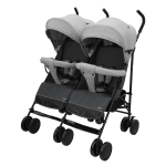 Коляска-трость INDIGO DUET — светло серый-темно серый