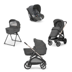 Коляска 3 в 1 Inglesina Aptica (DRW I-Size) с подставкой под люльку Stand Up — Velvet Grey