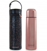 Детский термос для жидкостей с термосумкой Miniland Delux Thermos 500 мл — бронзовый