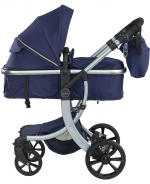 Коляска трансформер Farfello Aimile Silver — индиго