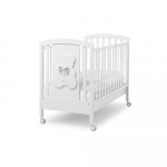 Детская кроватка Erbesi Dudu — Белый/серый