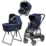 Коляска 3 в 1 Peg Perego Veloce TC Belvedere Lounge — Blue Shine New