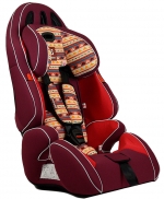 Автокресло Farfello GE-G — бордовый (red+colorful)