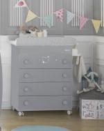 Пеленальный комод Micuna Valeria Luxe B-1674 — Berliner Grey