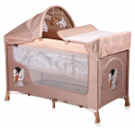 Манеж-кровать LORELLI San Remo 2 Plus — Бежевый / Beige Cool Cat 1935