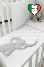 Комплект постельного белья Erbesi Elly (3 предмета) — Белый