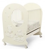 Детская кроватка Erbesi Nuvola — Ivory (слоновая кость)