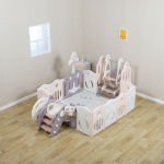 Манеж UNIX Kids SUPREME Space 160x160  — Rose с качелями