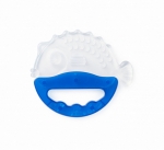 Прорезыватель-погремушка с ручкой Farlin — Рыбка синий