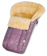 Конверт в коляску меховой Esspero Nicolas Leatherette (натуральная овчина) — Lilu