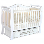 Детская кроватка АНТЕЛ Julia 11 УМ  — Белый