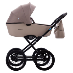 Коляска 2в1 AroTeam MORENO SL — бежевый+св.бежевая кожа
