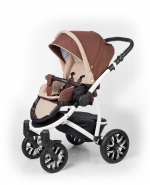 Прогулочная коляска Esspero Discovery (шасси White) — Brown Beige