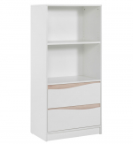 Высокий стеллаж-комод Geuther Wave — Белый/Бук