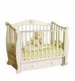 Детская кроватка Красная звезда (Можга) Валерия С 707 (маятник) — слоновая кость