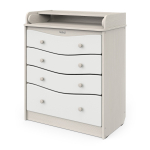 Пеленальный комод Атон Kristoff — Бодега светлый-белый