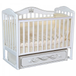 Детская кроватка КЕДР Helen 5 УМ — Белый