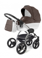 Коляска для новорожденных Esspero Grand I-Nova (шасси Chrome) — Cacao leatherette