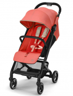 Прогулочная коляска Cybex Beezy — Hibiscus Red с дождевиком и бампером