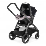 Автокресло Peg Perego Primo Viaggio SL на шасси Book S (шасси White/Black) — Bloom Beige