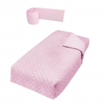 Бортики и покрывало Micuna Galaxy TX-1650 120х60 — Galaxy Pink