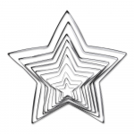 Формочки для печенья DOSH I HOME VELA из нержавеющей стали — звезда 10 шт