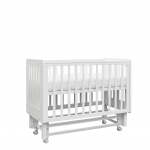 Детская кроватка ANTEMI Mari 120х60 с маятником — Белый