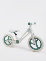 Двухколесный беговел Amarobaby Twist — Белый/Зеленый