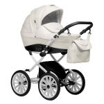 Коляска 2 в 1 Indigo INDIGO Special Plus 14" — белая кожа