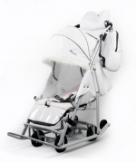 Санки-коляска Pikate Arctic — белый