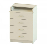 Пеленальный комод Атон Сириус 604 ЛДСП — Слоновая кость