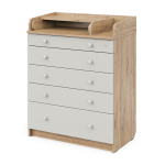 Пеленальный комод Атон Maks — Дуб канзас/Серый