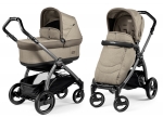 Коляска 2 в 1 Peg Perego Book S Pop Up Combo — Team Cream