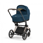 Коляска для новорожденных Cybex Priam IV (шасси Rosegold) — Mountain Blue