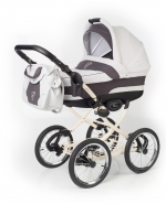 Коляска для новорожденных Esspero Classic (шасси Beige) — Grey