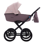 Коляска 2в1 AroTeam MORENO SL — св.розовый+т.пудра кожа