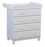 Детский пеленальный комод Fiorellino Medo — Белый