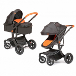 Коляска-трансформер Giovanni G-Moov — Black/Orange  (Черный/Оранж)