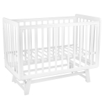 Детская кроватка Sweet Baby Palladio New с маятником — Белый/Белый