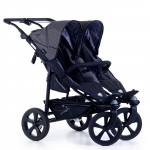 Прогулочная коляска для двойни TFK Twin Trail 2019 — Premium Grey T-TWT-19-P-415