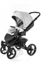 Прогулочная коляска Esspero Grand Tour (шасси Black) — White leatherette