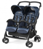 Коляска для двойни Peg Perego Aria Shopper Twin — Indigo