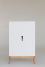 Шкаф ANTEMI Mia — Белый/Дерево