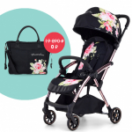 Прогулочная коляска Leclerc Baby by Monnalisa — Black + сумка в подарок