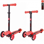 Самокат трехколесный Y-SCOO RT TRIO DIAMOND 120 — red