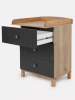 Комод RANT BAMBOO 3 ящ — 64см Moon Grey