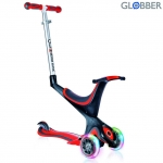 Самокат GLOBBER EVO 5 in 1 с 3 светящимися колесами — Red