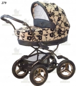 Коляска для новорожденных Bebecar Stylo AT Chrome Leather (Кожа) — 279